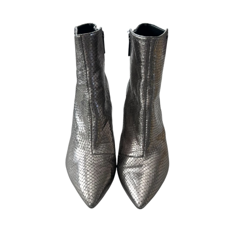 MICHAEL Michael Kors Dorothy Flex Anthracite Booties Silver
